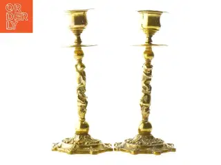 Guldlysestager, sæt af 16 cm (str. 16 cm)