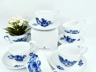 Blå Blomst Højhankskop & Underkop 