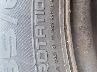 Gode vinterhjul 185/65R15 på fælge