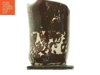 Håndlavet Keramisk vase signeret PJ (str. 18 x 12)