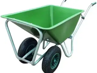Staldkærre med plastkasse 160 L
