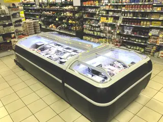 Tefcold Supermarkedskøler/fryser – hvid – TWIN 220