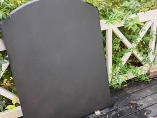 Beton plade til brændeovn. Matsort