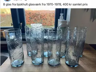 Glas fra 1970-1978 svensk