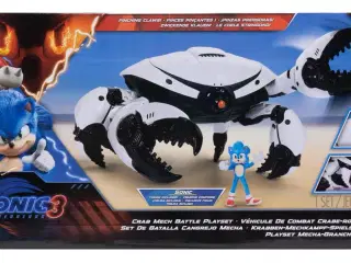 Sonic krabbe robot (Ny) Crab Mech Battle Playset