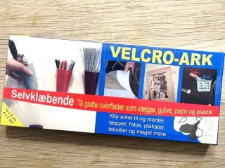 2x3 ark med selvklæbende velcro
