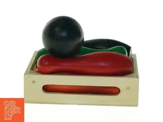 Trækegle- og kuglesæt (str. Højde af kegle. 11 cm)