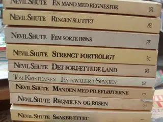 Stjernebøgerne med nr på ryg