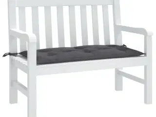 Hynde til havebænk 100x50x7 cm oxfordstof antracitgrå