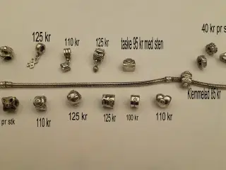 PANDORA charms - og flere charms - SE FOTOS