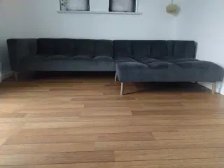Sofa med chaiselong 