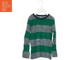 Langærmet stribet trøje fra H&M (str. 128)
