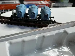 SPOR  N - Modeltog Knorr tankvogn m / 3 tanke
