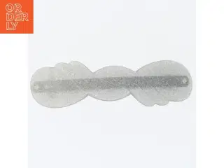 Hårklips i sølvfarve (str. 10,5 cm)