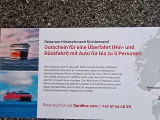Hirtshals – Kristiansand t/r