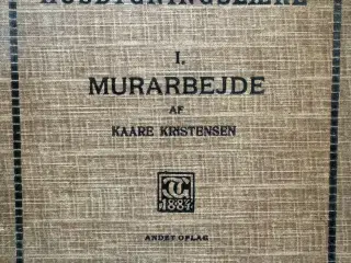 HUSBYGNINGSLÆRE - I. MURERARBEJDE