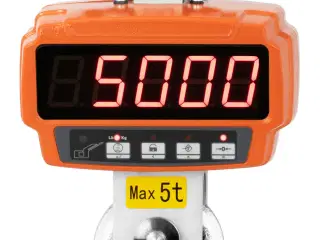 Kranvægt – 5000 kg / 1 kg – LED – digital