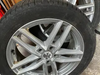 Vinterdæk st. 215/55R17 på alufælge
