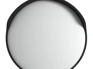 Udendørs konveks trafikspejl Ø45 cm polycarbonat sort