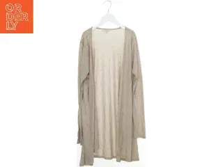 Lang beige cardigan fra Amisu (str. L)