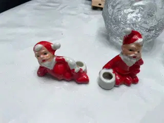 Ældre julenisser til juletræslys 