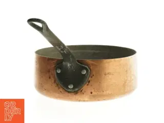 Brugt kobber stegepande (str. 21 cm)