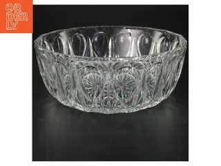 Dekorativ glasskål (str. Ø 23x8 cm)