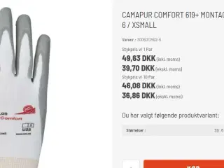 Camapur handsker