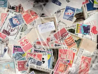 Danmark. 20.000 frimærker. Tidligere 500 kr.