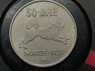 Norge, 50 øre 1959