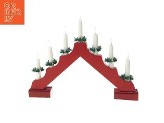 Rød LED julelysestage fra Snappy Company AS (str. 40 cm)