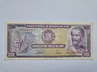 200 Soles de oro Peru