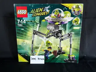 Lego Alien Conquest Tripod Invader 7051 Uåbnet 