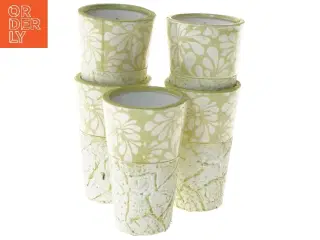 Vaser med blomsterdesign (str. 14 cm, 5 styk cm)