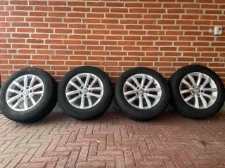 Continental vinterdæk på original VW alufælge