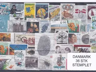 Danmark Samling - 36 Stk. Stemplet/Ustemplet