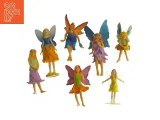 Farverige fe-figurer (str. 7-10 cm)