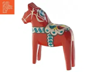 Træ Dalahest figur (str. 13,5x11,5 cm)