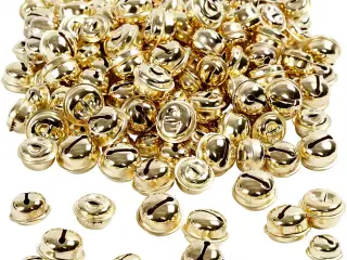 Bjælder, diam. 13+15+17 mm, guld, 220ass./ 1 pk.