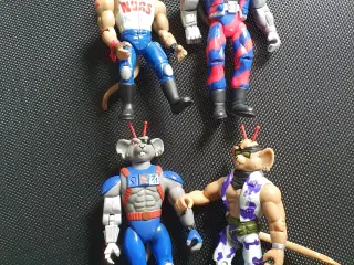 Biker mice figurer 4 stk