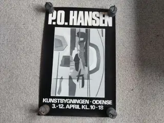 p.o.hansen plakat