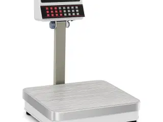 Butiksvægt – 100 kg / 10 g – hvid – LCD