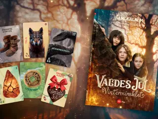 Valdes jul vintermaiaklet samlekort