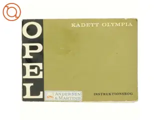 Kadett Olympis instruktionsbog (bog)