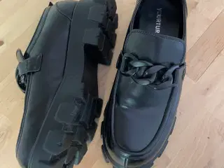 Loafers sko sort