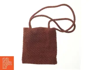 Brun strikket taske fra Noa Noa (str. 30x29 cm)