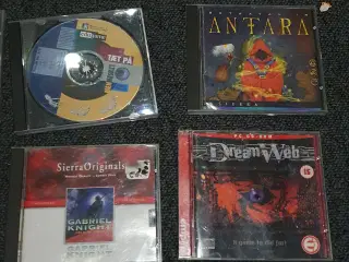 Retro vintage Ældre pc spil, 9 stk 360kr