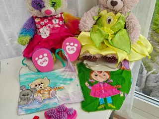 Build a bear bamser 2 stk med tilbehør