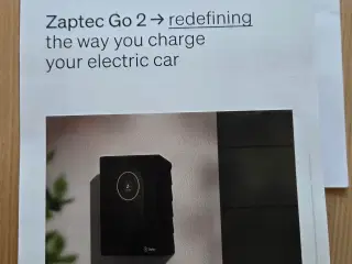 Zaptec Go 2 ladeboks (ny)