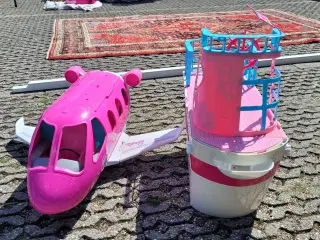 Barbie fly og krydstogtskib 